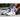 Person wearing light blue socks with red stars and 'Chicago' text, tying a white sneaker outdoors.