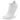 White ankle sock on a white background