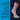 Sock with features labeled on a blue and black background