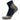 Navy and gray ankle sock on a white background