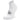 White ankle sock with text on a white background
