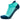 Light blue ankle sock with dark blue accents on a white background