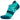 Teal and navy athletic sock on a white background