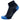 Black and blue athletic sock on a white background