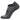 A gray Balega Hidden Comfort no-show sock with cushioning and a mesh design.