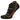 A pair of no-show socks with a seamless toe and extra deep heel pocket, with a pattern design and the brand name 'Balega' on the foot.