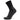 A pair of gray Blister Resist Crew socks designed for maximum cushioning, featuring Drynamix technology and a seamless toe.