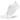 A pair of Ultralight No Show socks in white color with ventilation panels and a seamless toe design.