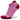 A pair of pink Hidden Contour No Show socks designed for running and other activities, featuring a no-show heel and a high cushioning sole.