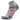 A pair of black and gray Balega Enduro high-performance socks designed for running, showing the side profile of the socks with visible cushioning and moisture management technology.