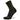 Side (outer) view of green pepper, Blister Resist, crew socks, by Balega 
