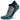 A pair of no-show socks with a seamless toe and extra deep heel pocket, with a pattern design and the brand name 'Balega' on the foot.