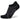 A pair of Ultralight No Show socks in black and gray color with ventilation panels and a seamless toe design.